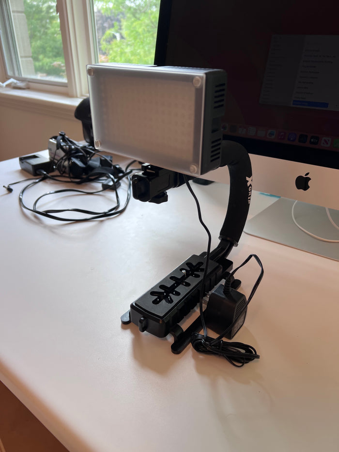 Lumahawk LED "on camera" Lighting with Opteka Stand