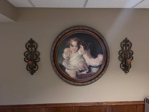 Art + 2 Wall Sconces