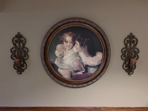 Art + 2 Wall Sconces