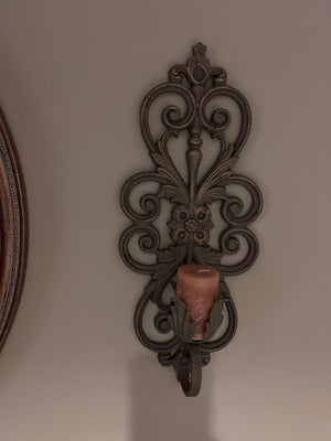 Art + 2 Wall Sconces