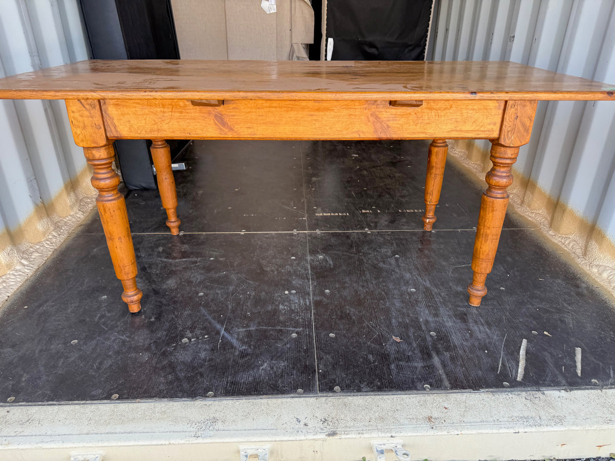 Pine Wood Farmhouse Dining Table