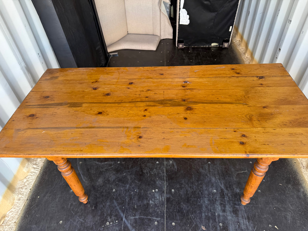 Pine Wood Farmhouse Dining Table