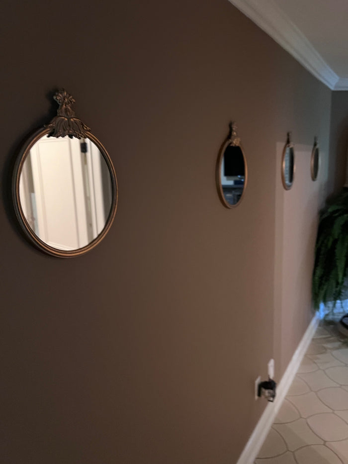 Set of 4 Small Round Mirrors