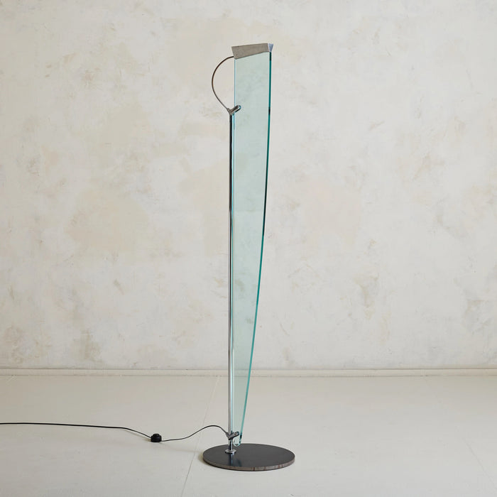 Naos Terra' Glass Floor Lamp by Carlo Forcolini for Nemo Italianaluce, 1980's