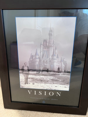 Walt Disney 'Heritage' & 'Vision' Framed Wall Art