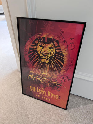 The Lion King Signed Broadway Poster