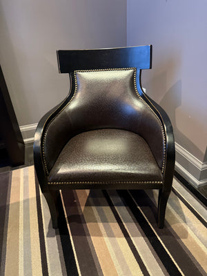 100% Leather Accent Chair