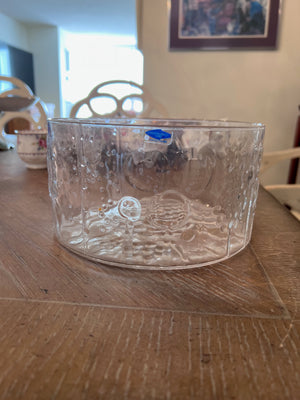 Nuutajarvi 1793 glass bowl Wartsila Finland