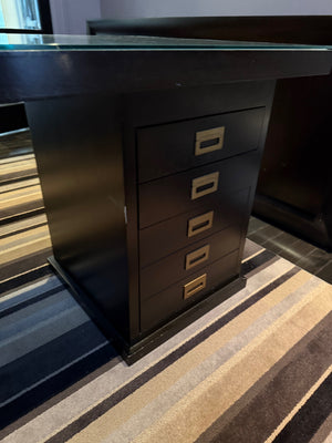 Office Desk with Glass Top