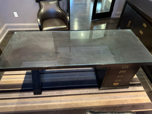 Office Desk with Glass Top