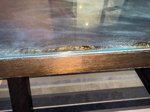 Office Desk with Glass Top