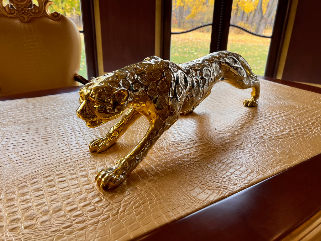 Gold Leopard Decor