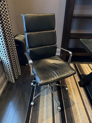 Black Leather Office Chair