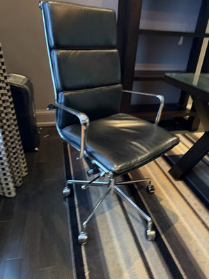 Black Leather Office Chair