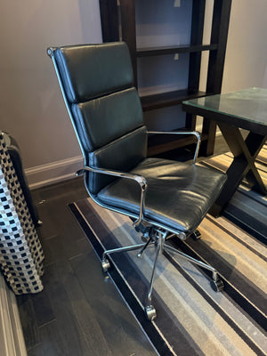 Black Leather Office Chair