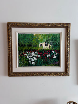 Original Framed Painting 'Flowers' by Anna