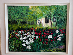 Original Framed Painting 'Flowers' by Anna