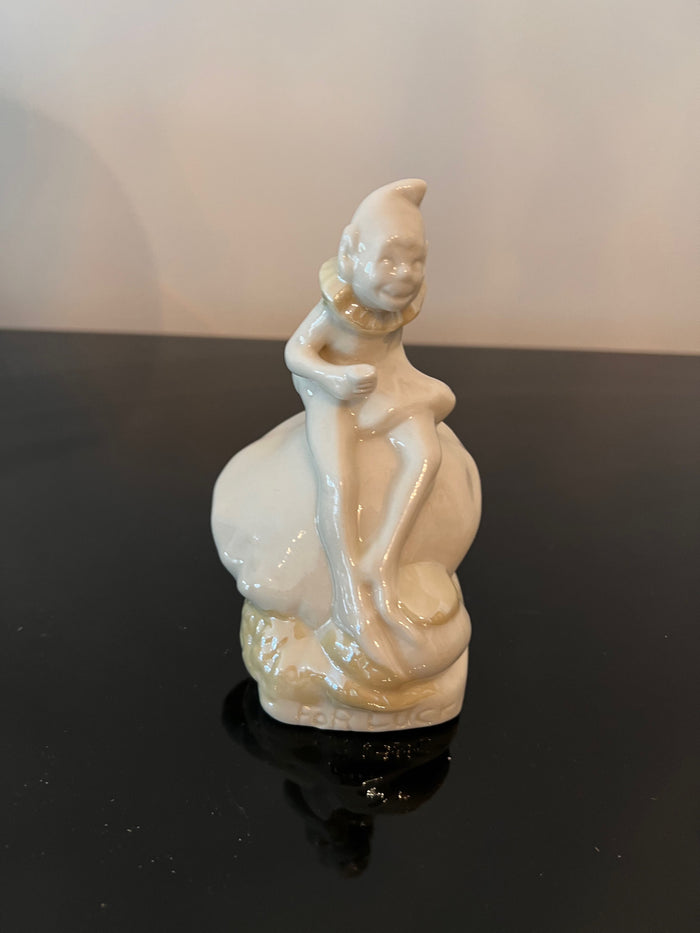 Belleek Ireland Leprechaun, 5"H