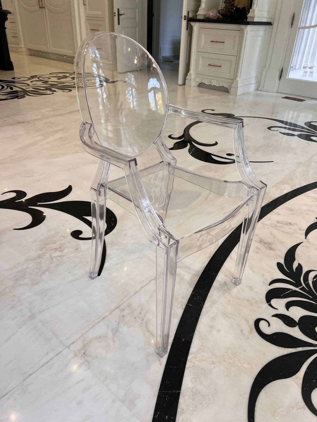 Ghost Chair with Arms (*14 available- sold individually- select quantity)