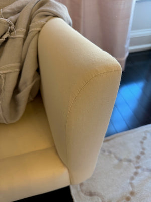 Restoration Hardware Lee Industries Swivel Chair with Slipcover