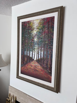 Original Framed Painting 'Forest' by Anna
