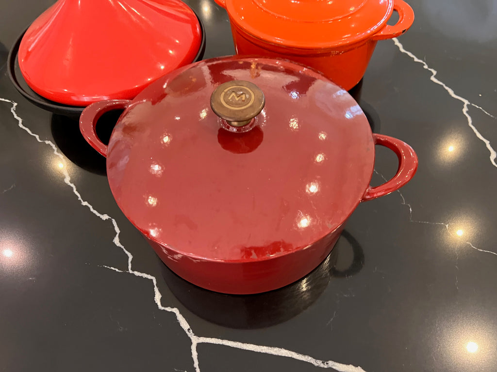 3 Cast Iron Pots Lot