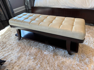 Bernhardt Furniture Leather Bench
