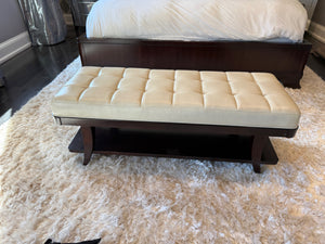 Bernhardt Furniture Leather Bench