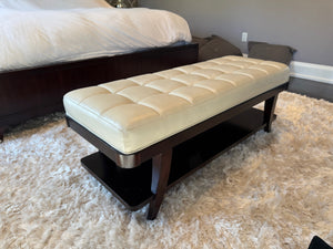 Bernhardt Furniture Leather Bench