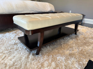 Bernhardt Furniture Leather Bench