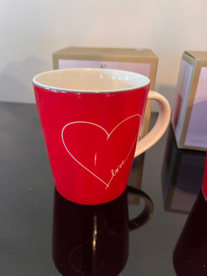 2 Ellen Degeneres Crafted by Royal Doulton Love Mugs, *BRAND NEW with Box