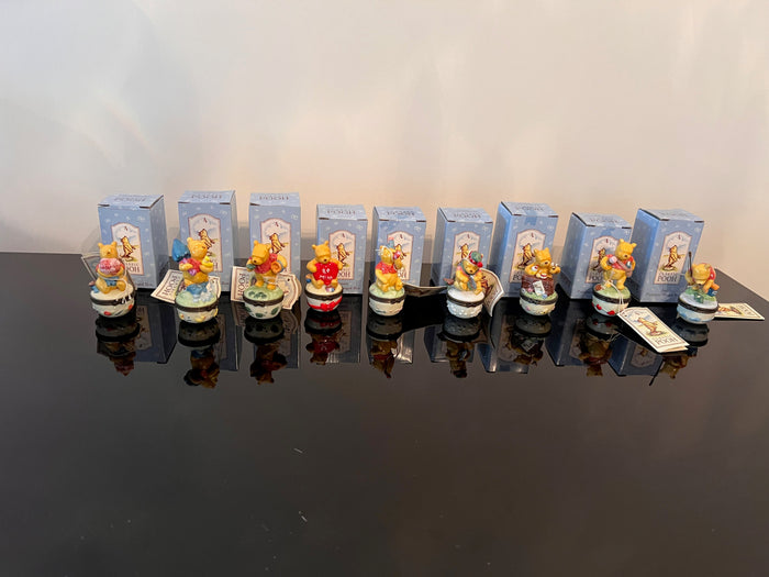 9 'Classic Pooh' Hinged Boxes *BRAND NEW with Boxes