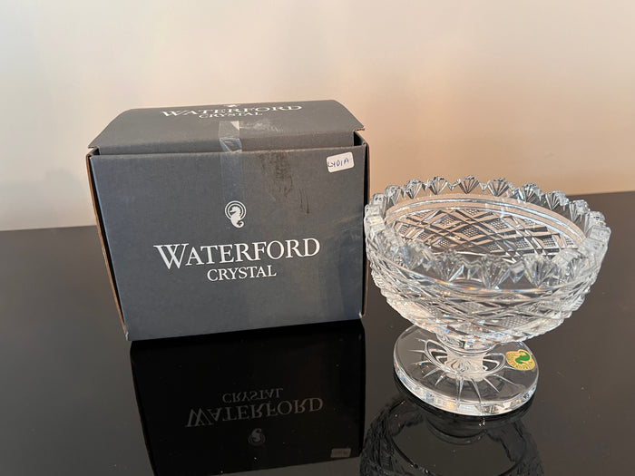 Waterford Crystal Sugar Bowl *BRAND NEW with Box, 4.25"H