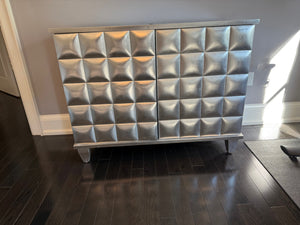 Stein World Silver Leaf 2 Door Accent Cabinet