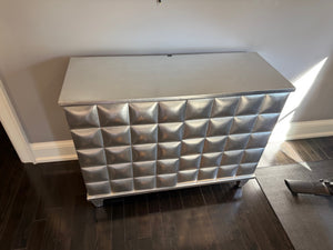 Stein World Silver Leaf 2 Door Accent Cabinet