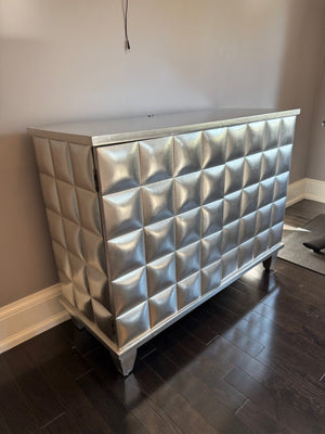 Stein World Silver Leaf 2 Door Accent Cabinet