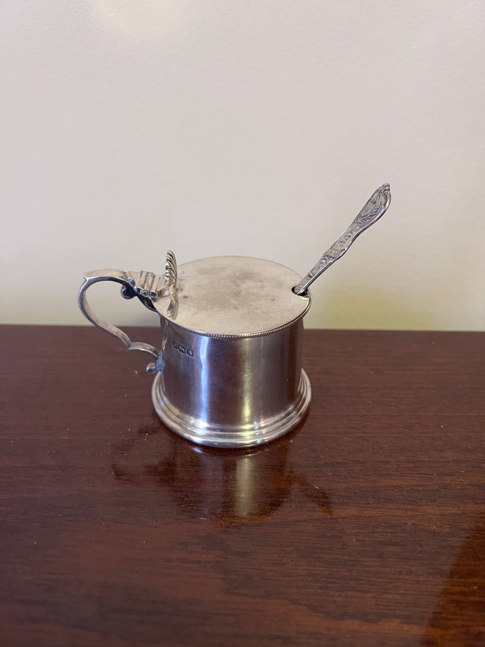 Sterling Silver Salter with Spoon- 83g