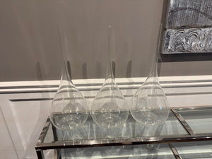 Lot of 3 Teardrop Vases