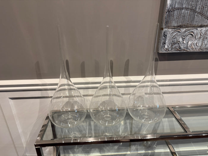 Lot of 3 Teardrop Vases