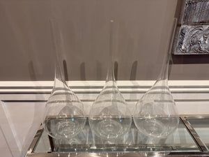Lot of 3 Teardrop Vases