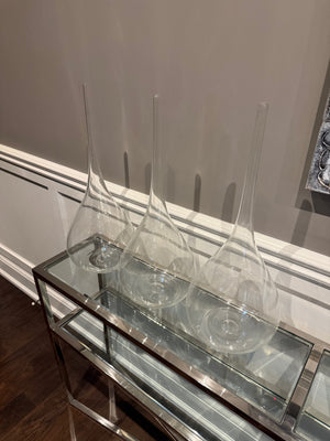 Lot of 3 Teardrop Vases
