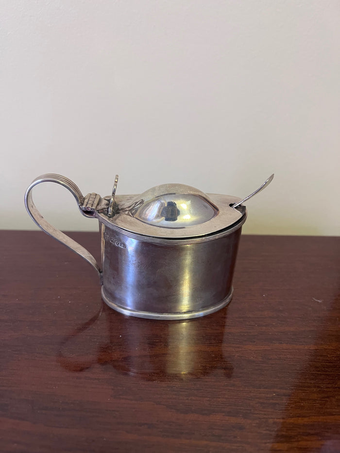 Sterling Silver Salter with Spoon- 99g