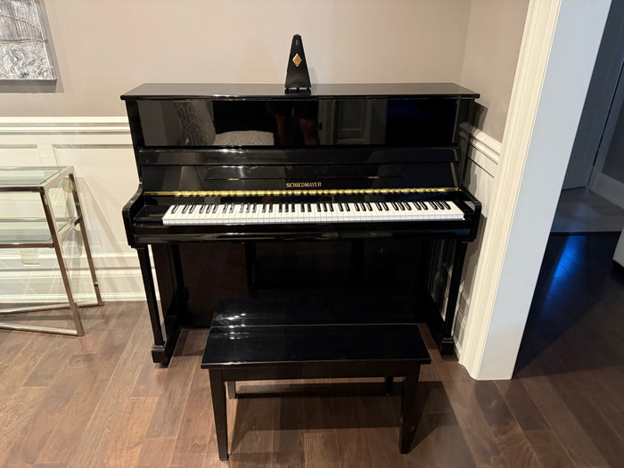 Schiedmayer Black Upright Piano