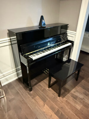 Schiedmayer Black Upright Piano