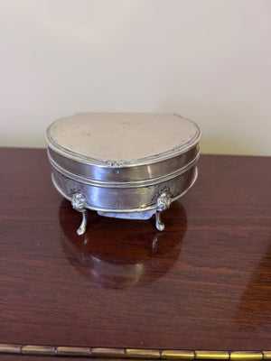 Sterling Silver Small Jewellery/Trinket Box- 93g