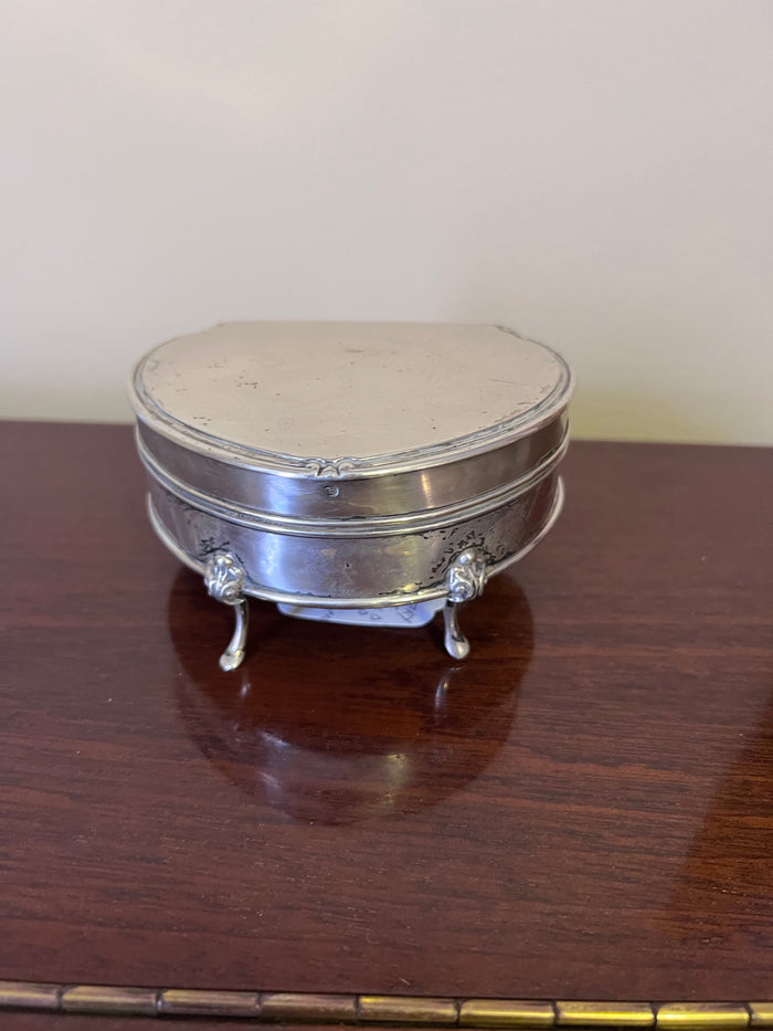 Sterling Silver Small Jewellery/Trinket Box- 93g