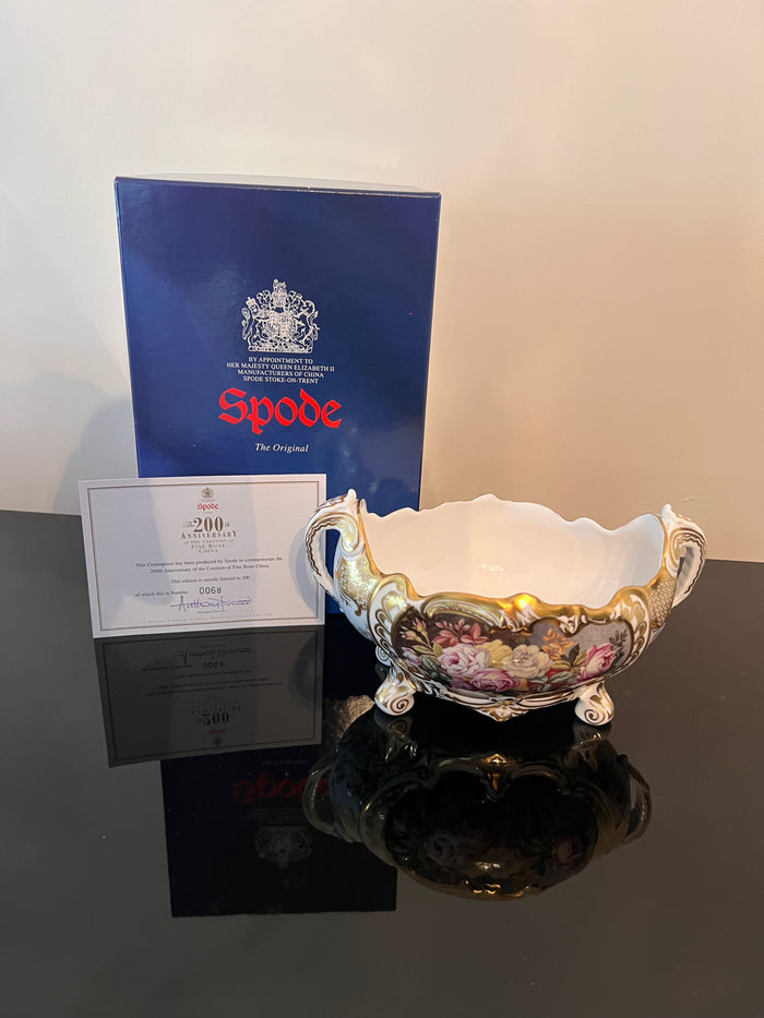 Spode Centrepiece Limited Edition 68/200, "The 200th Anniversary of the Creation of Fine Bone China", *BRAND NEW with Original Box and Certificate
