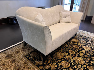 Beige/Cream Curved Back Sofa (*2 available- sold individually- select quantity)