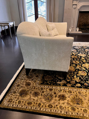 Beige/Cream Curved Back Sofa (*2 available- sold individually- select quantity)
