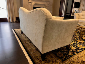 Beige/Cream Curved Back Sofa (*2 available- sold individually- select quantity)